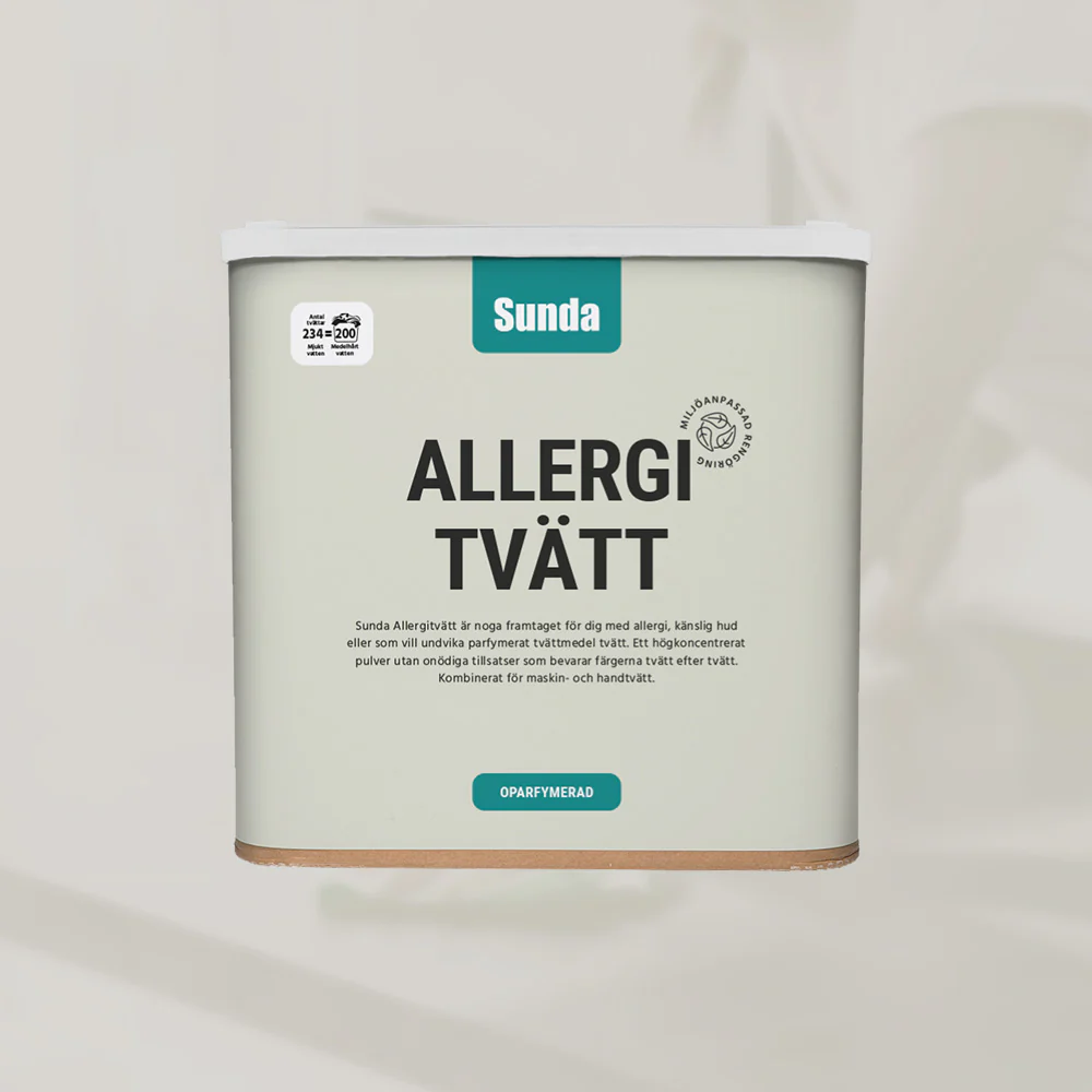 AllergitvÀtt Pulver 260-442 tvÀttar