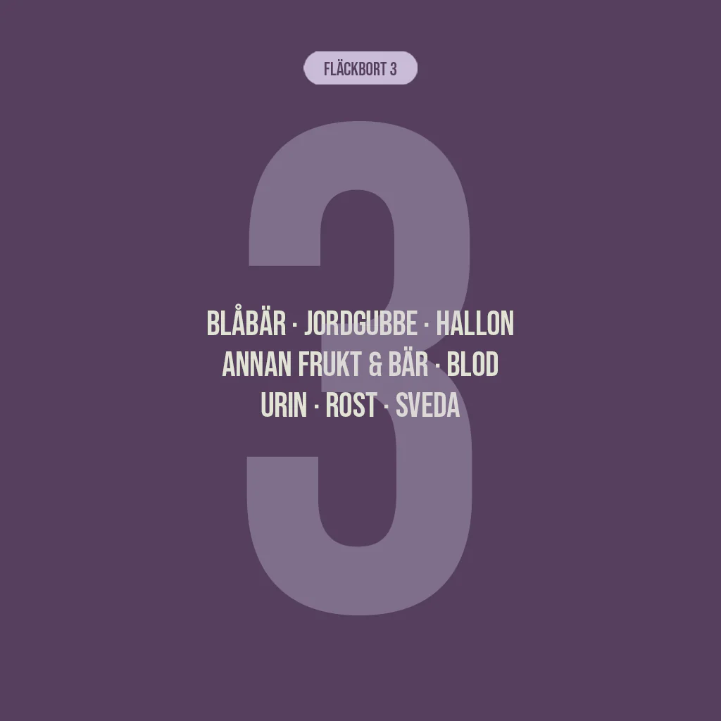 Fläckbort bär & blod - Image 2