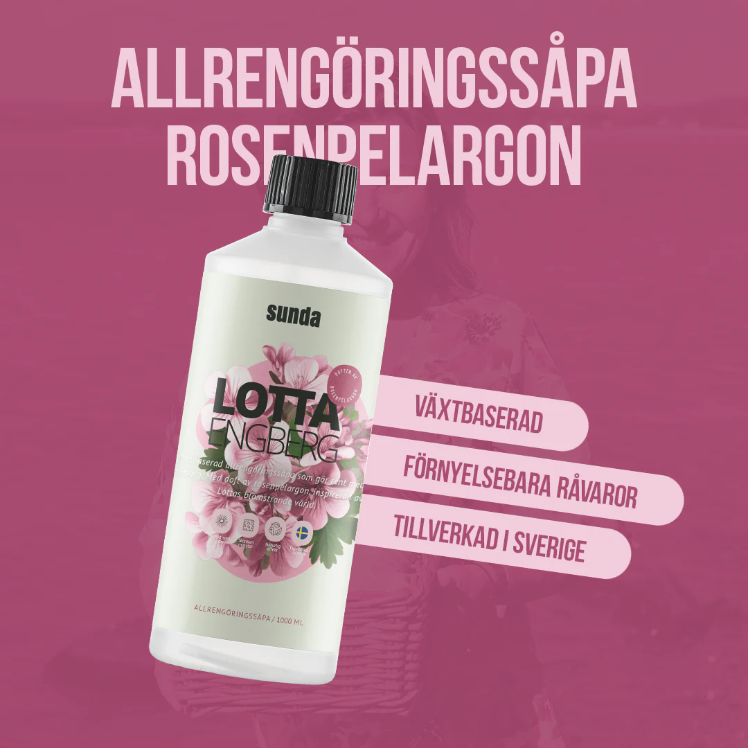 Lotta x Allrengöringssåpa Rosenpelargon 0,5 L - Image 3